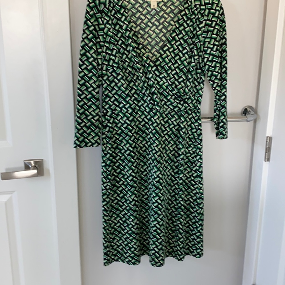 Ann Taylor Loft Faux Wrap Look All occasion Dress